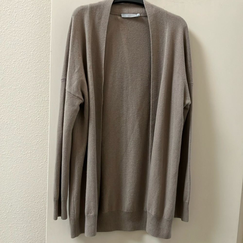 Vince cashmere wool cardigan. Beige. Never worn. No tags. Brand new condition